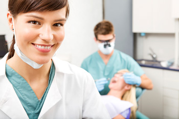 Smiling Dental Assistant