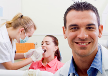 Male Dentist in Practice